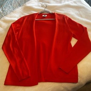 Old Navy ladies orange cardigan